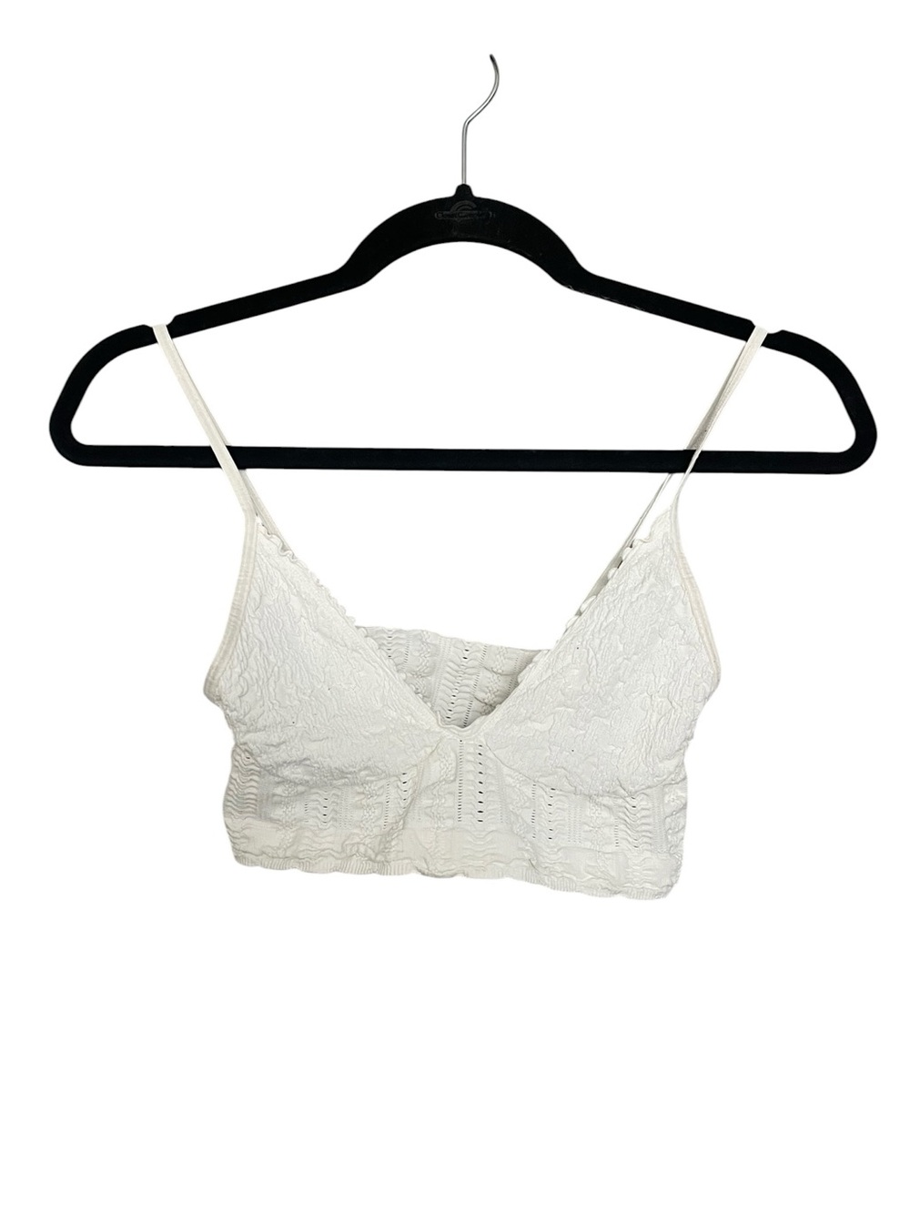 Free People White Lace Camisole Bralette